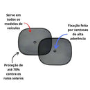 Protetor Solar 2 Unidades Tapa Sol Carro Vidro Lateral Criança Bebê Com Ventosa