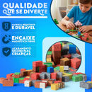 BLOCOS MAGNÉTICOS DE MONTAR — EDUCAÇÃO, CRIATIVIDADE E DESENVOLVIMENTO COGNITIVO