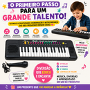 TECLADO PIANO MUSICAL INFANTIL COM MICROFONE KARAOKÊ