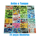 Conjunto 30 Quebra-Cabeça 3D Animais Brinquedo Montável de Papel - Presente Infantil Interativo