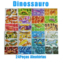 Conjunto 30 Quebra-Cabeça 3D Animais Brinquedo Montável de Papel - Presente Infantil Interativo