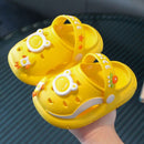 Children's slippers summer new cute bear baby girls' shoes boys' soft bottom non-slip home bathroom slippers