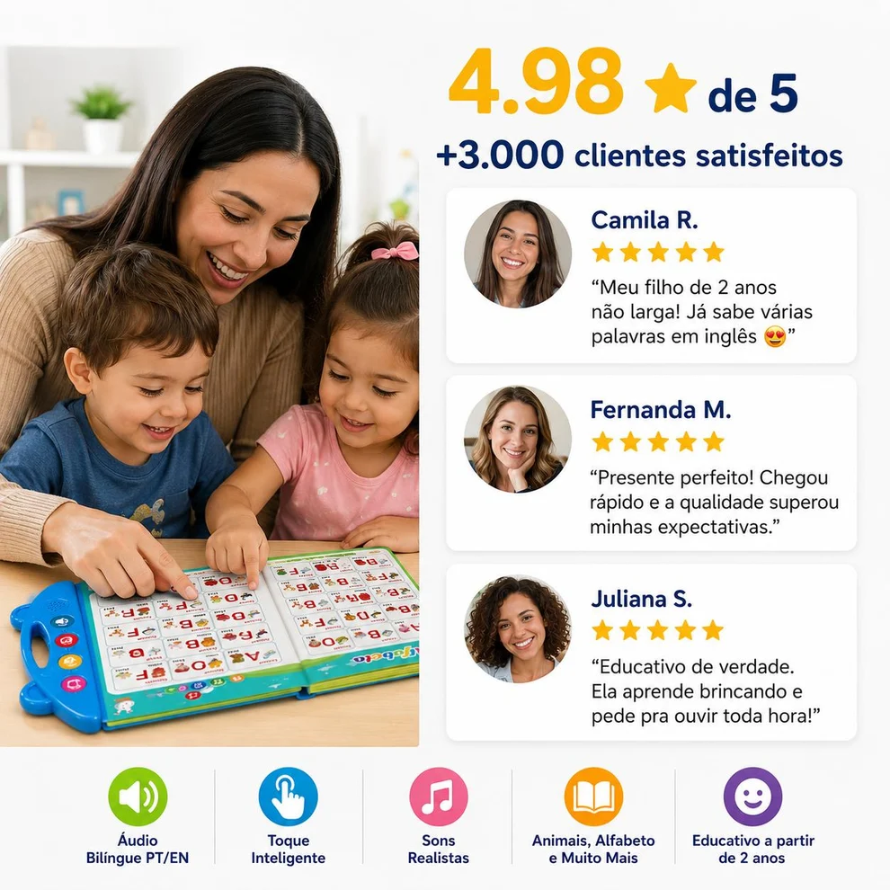 Livro Interativo Bilíngue com Som — imagem 6